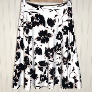 Floral A-Line Stretch Skirt, Adrienne Vittadini, S